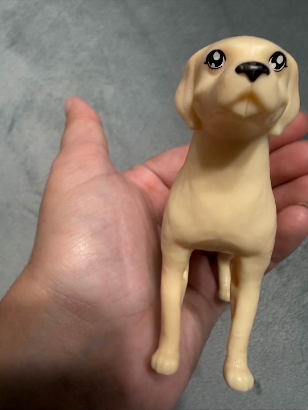 Barbie Pet Dog Labrador Retriever Plastic Figure Mattel